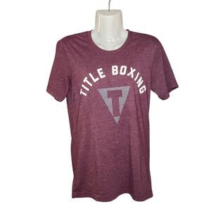 Title Boxing Graphic Short Sleeve Tee Shirt Size Small